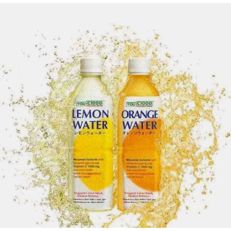 Jual You c 1000 Isotonik Orange / Lemon Water 500ml / japan / Vitamin ...