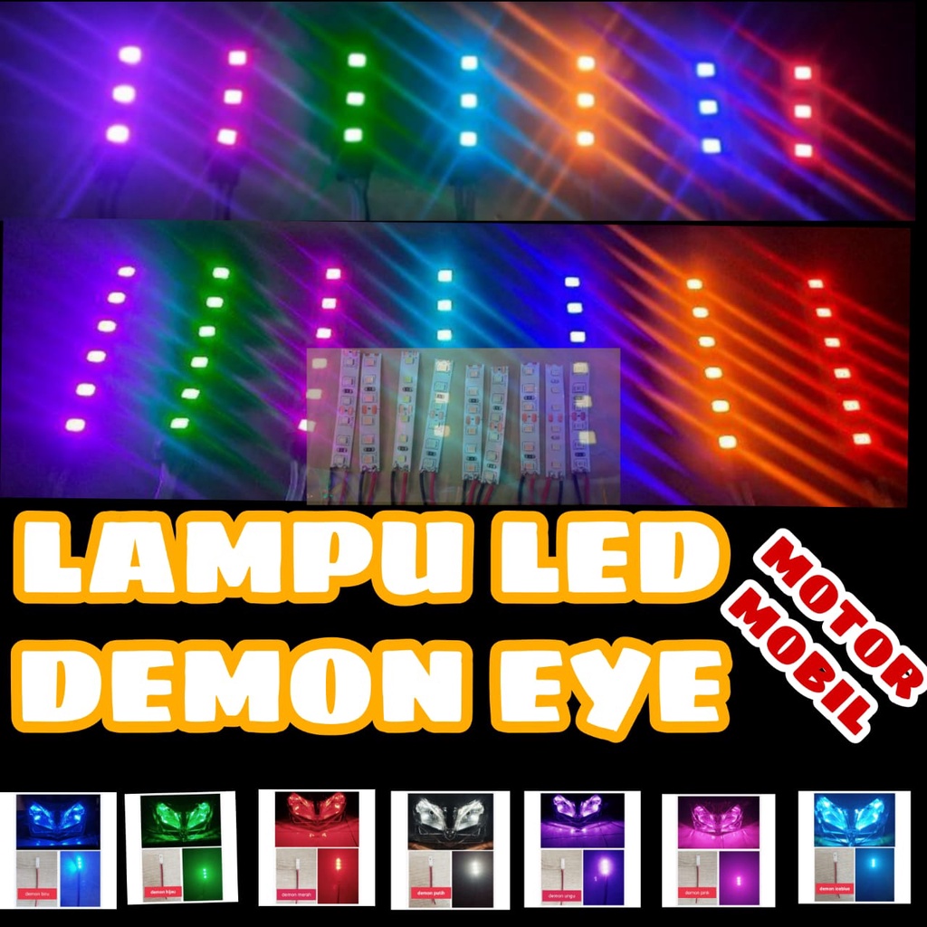 Jual LAMPU LED DEMON DEVIL EYE 3 LED 6 LED HARGA 1an | Shopee Indonesia