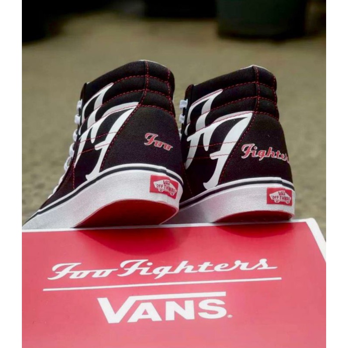 Jual Vans X Foo Fighter Sk8Hi "25th Anniversary" Shopee Indonesia