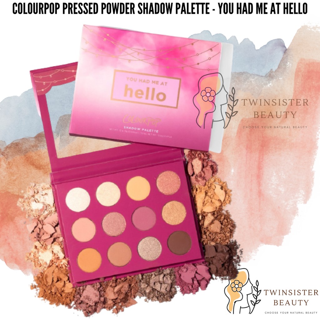 Jual (TSM) COLOURPOP PRESSED POWDER SHADOW PALETTE - YOU HAD ME AT ...