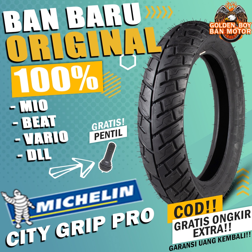 Jual Ban Motor Matic Tubles Beat Michelin City Grip Pro Ring 14 Tubles ...