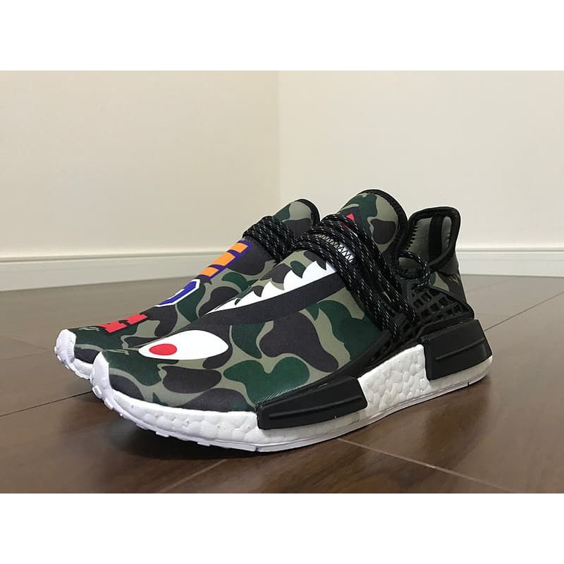 Bape human race on sale nmd