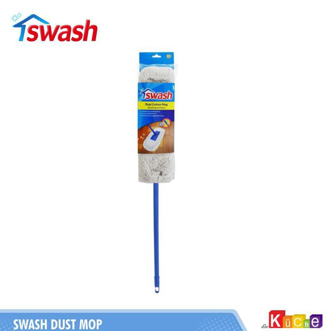 Jual Swash Dust Mop w/ Telescopic Handle / Alat Pel dengan Gagang