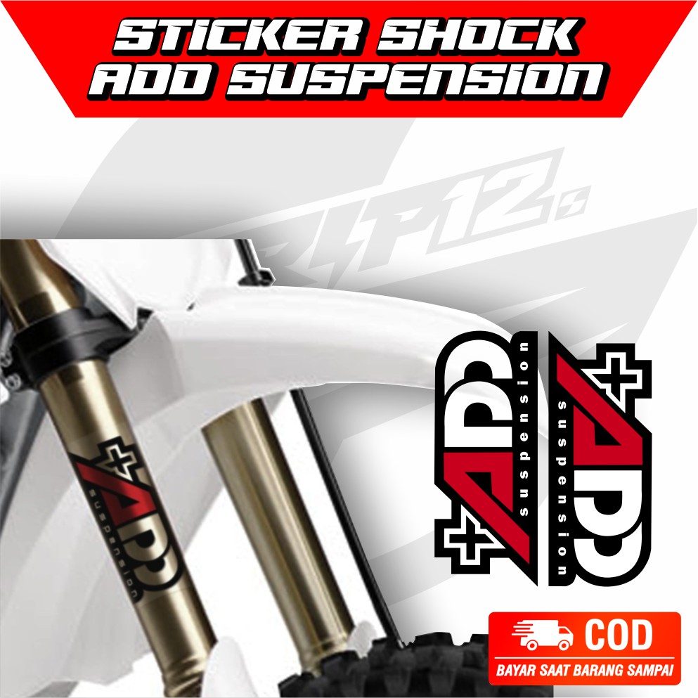 Jual STICKER SHOCK DEPAN ADD SUSPENSION SHOCK UP SIDE DOWN SHOCK TELE ...