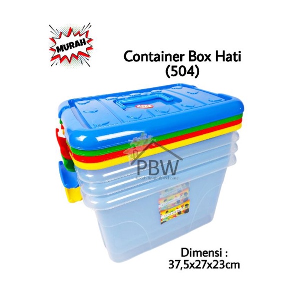 Jual Container Box Hati 504 Plastik Mikiwa / Container Mini Plastik ...