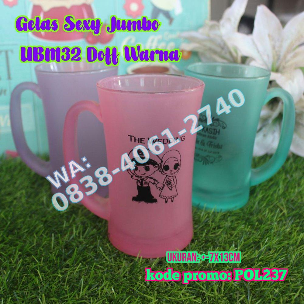 Jual Souvenir Pernikahan Murah Gelas Bening Sablon Kemas Plastik Gelas Sexy Gelas Jumbo Gelas 2451
