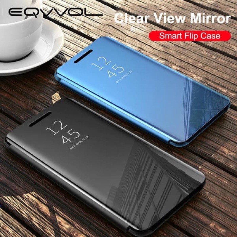 Purple Clear View Cover Xiaomi Mirror Casing Cover For Xiaomi