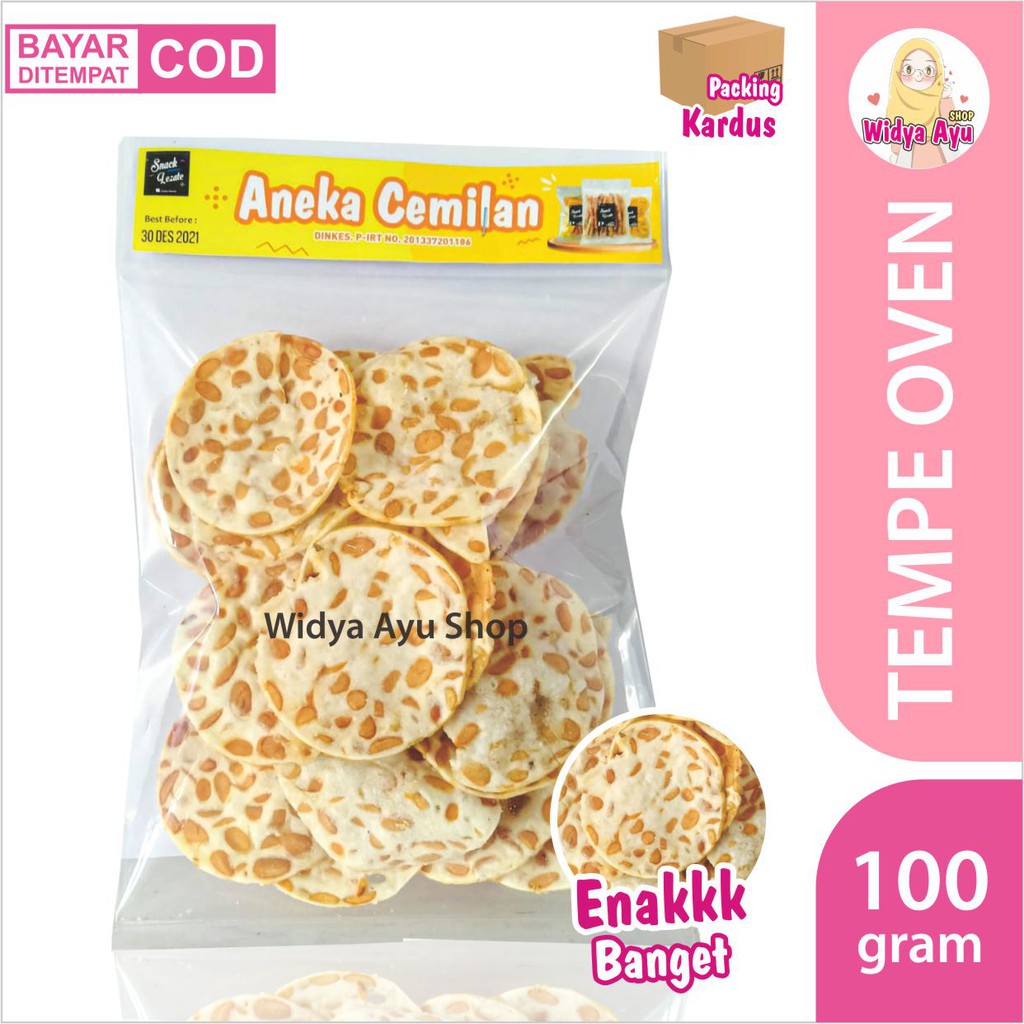 Jual Keripik Tempe Oven 100gr Kripik Tempe Sagu Kiloan Murah Khas