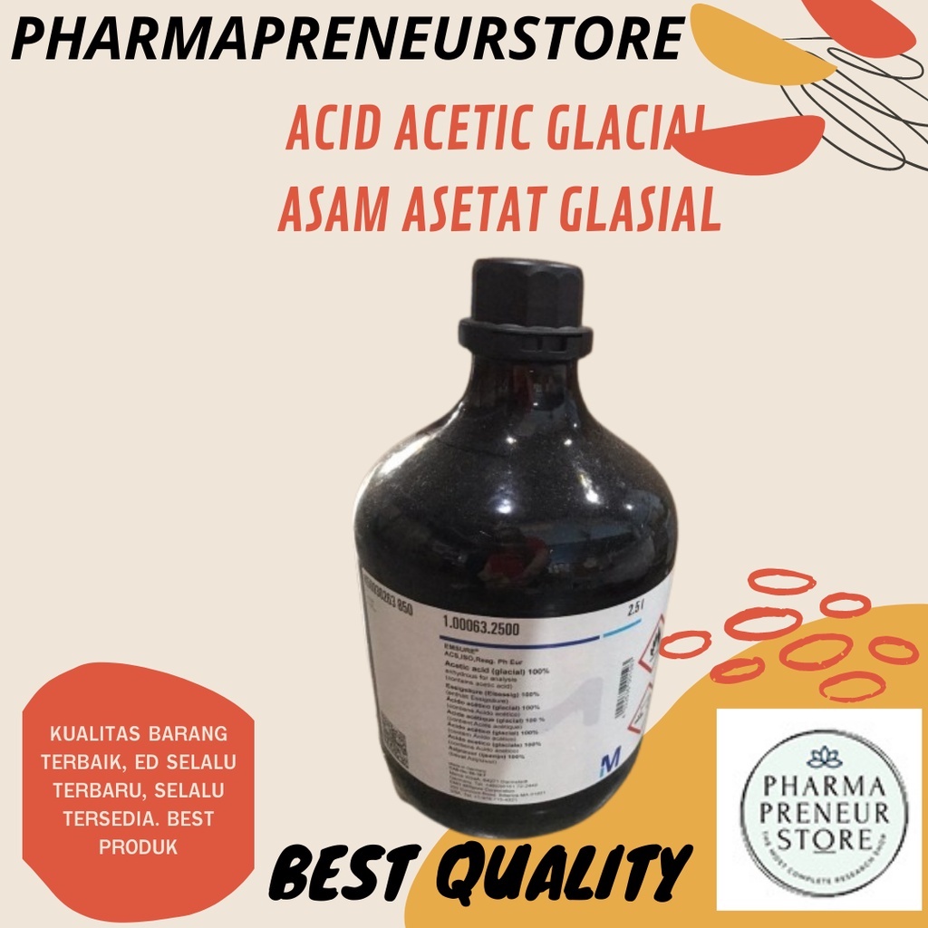 Jual Asam Asetat Glasial Ch3cooh Pro Analisa Best Quality 50 Ml Dan 100 Ml Shopee Indonesia 9814