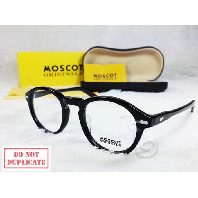 Jual Kacamata Frames Moscot Miltzen Hitam Shopee Indonesia