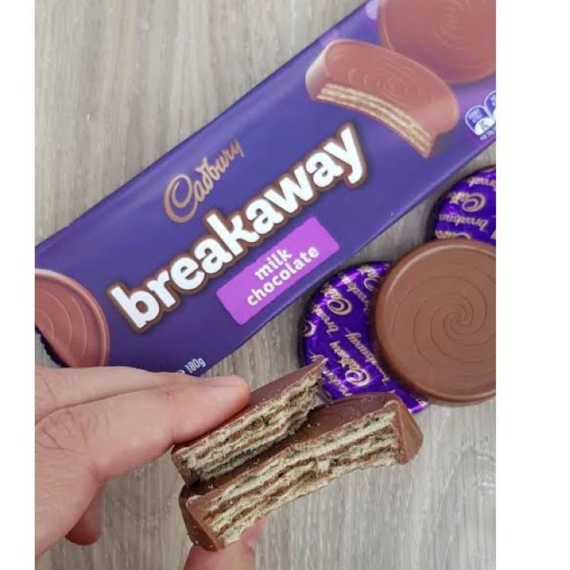 Jual [SATUAN] Cadbury Breakaway Milk Chocolate Biscuit | Shopee Indonesia