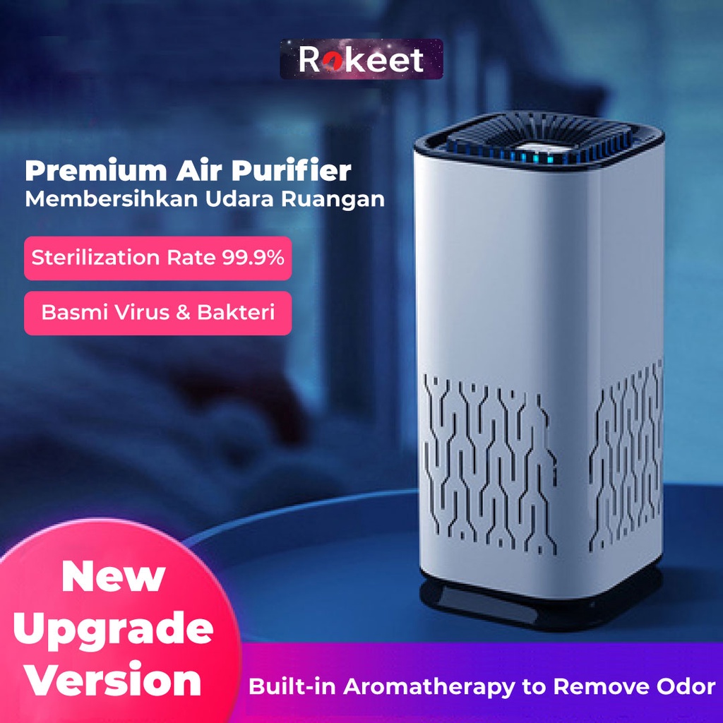 Levoit LV-H128 Desk Air Purifier Dual HEPA Filter H13 Aromatherapy  Pembersih Udara Ruangan Rumah Kantor