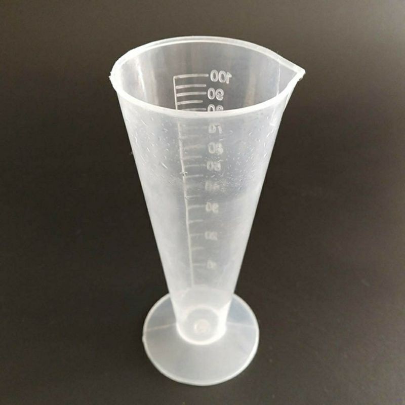 Jual Beaker Plastik Gelas Ukur Takar 100 Ml Measuring Cup Cone Garis Takar Shopee Indonesia 6651