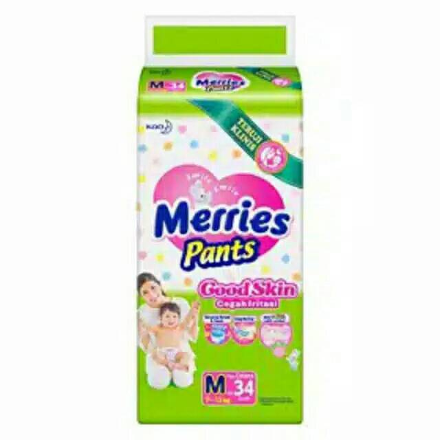 Jual Merries Pants Popok Celana S40 / M34 / L30 / XL26 | Shopee Indonesia