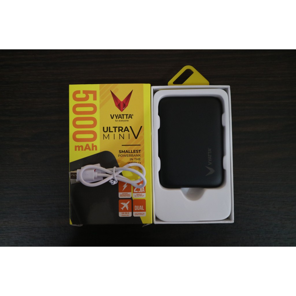 Jual Power Bank VYATTA Ultra Mini 5000 mAh | Shopee Indonesia