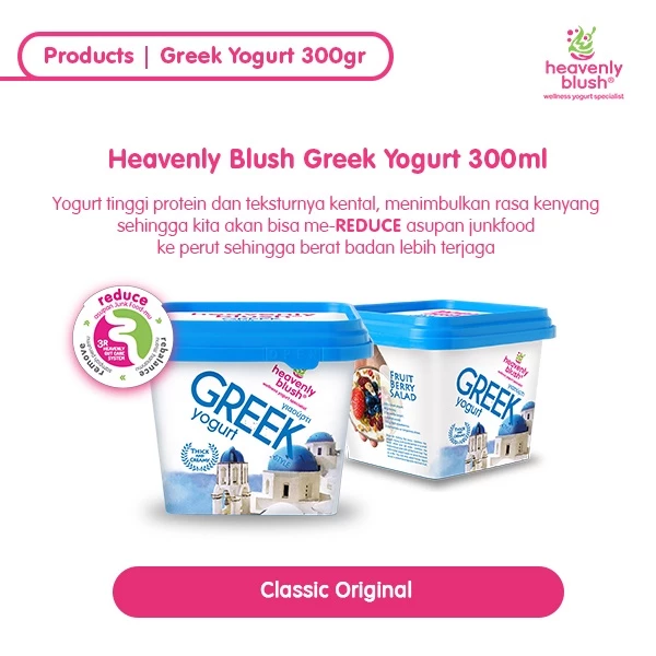 Manfaat heavenly blush greek yogurt plain untuk lambung dan pencernaan