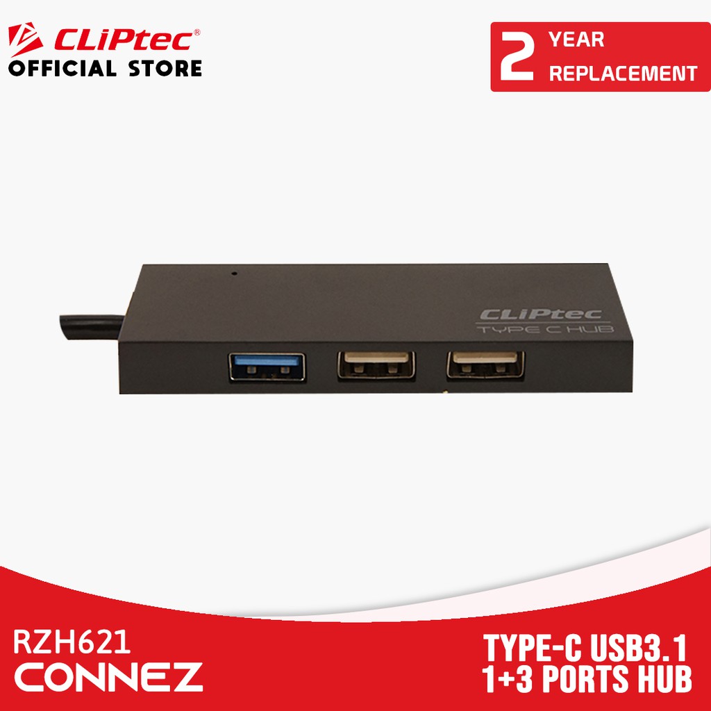 Jual Type C Usb Ports Hub Cliptec Rzh Shopee Indonesia