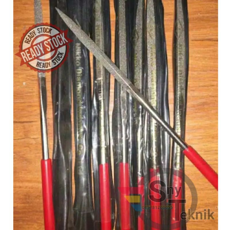 Jual Original Kikir Intan 1 pcs Diamond File type Runcing Segitiga ...