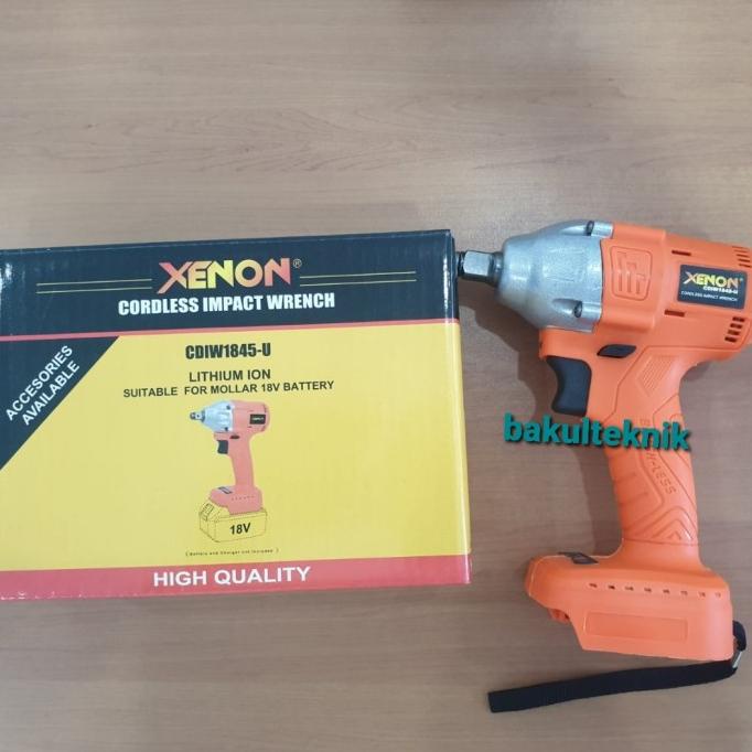 Jual XENON CDIW1845 Cordless Impact Wrench alat pembuka baut tenaga