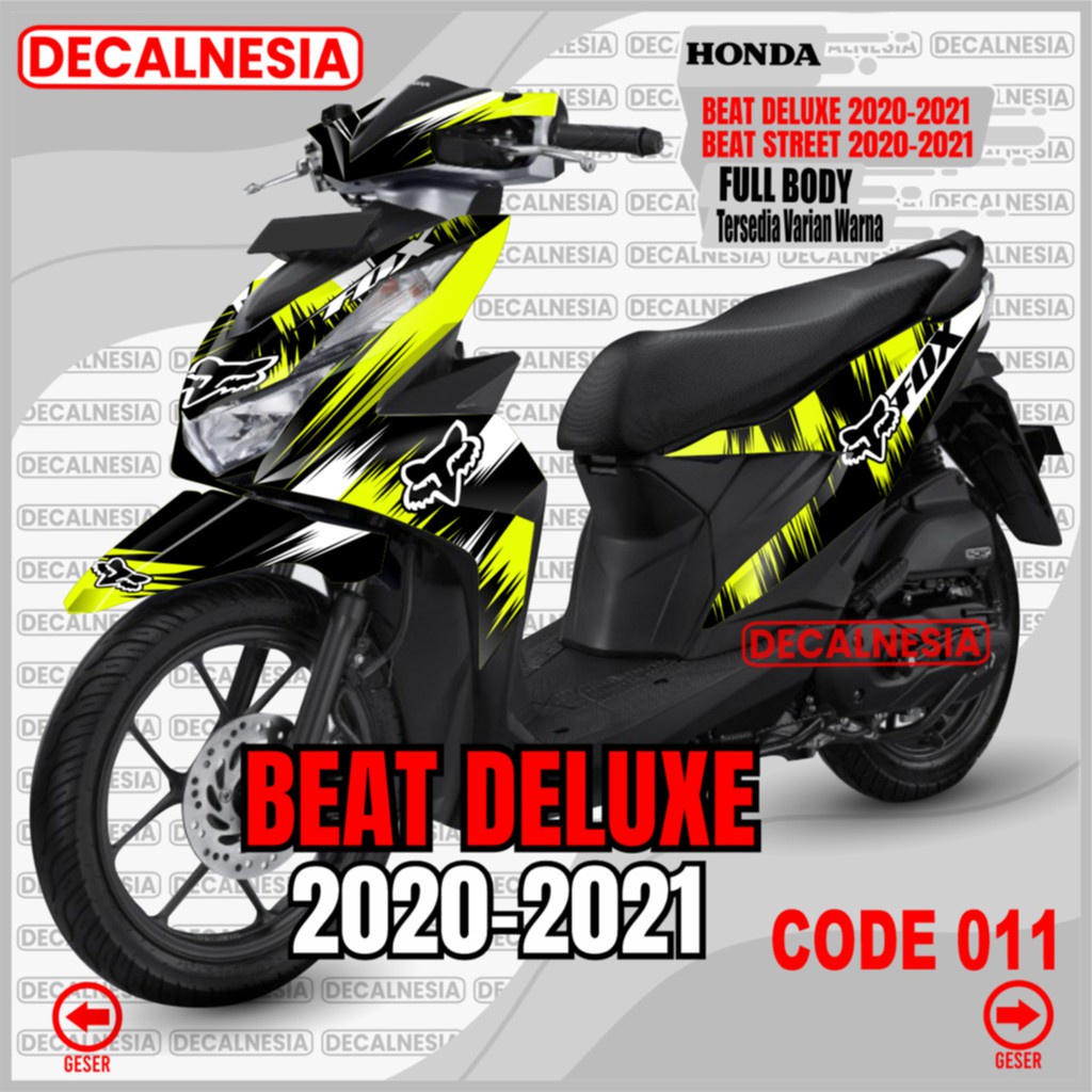 Jual Decal Beat Deluxe 2021 2022 2023 Street New Full Body Stiker Motor