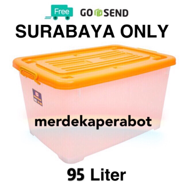 Jual Box kontainer/container box shinpo 95 liter | Shopee Indonesia