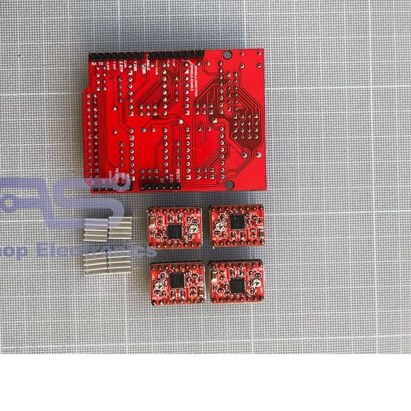 Jual CNC Shield V3 Engraving 3D Printer + 4pcs A4988 | Shopee Indonesia