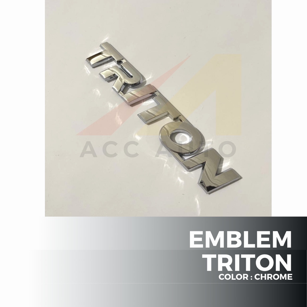 Jual Emblem Triton Chrome | Shopee Indonesia