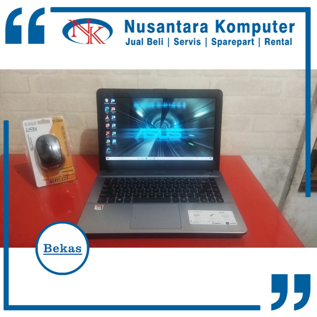 Jual ASUS X441B - Silver (AMD A4-9125) RAM 4GB SSD 256GB VGA AMD Radeon ...