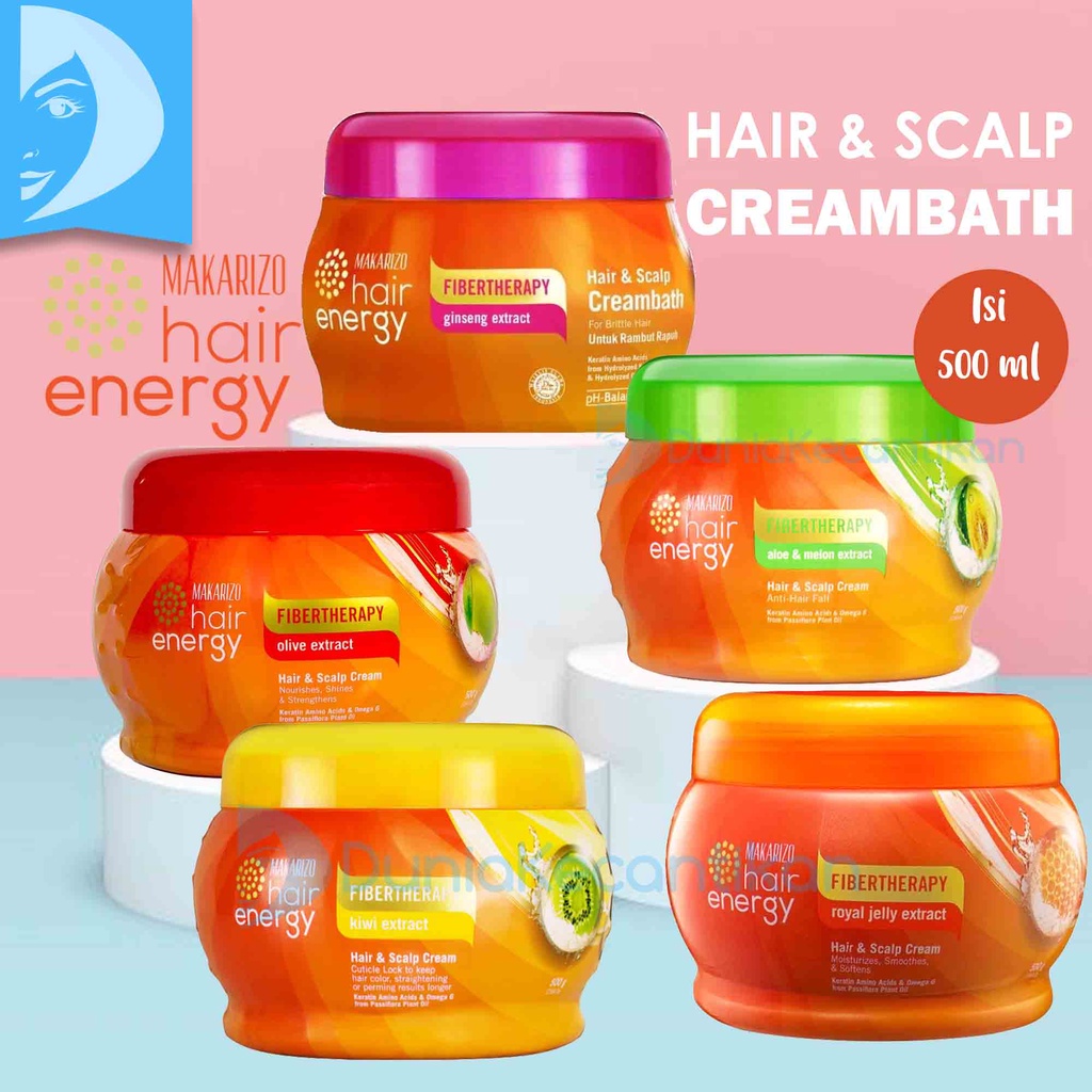 Jual Makarizo Hair Energy Fibertherapy Hair & Scalp Creambath Hair Care ...