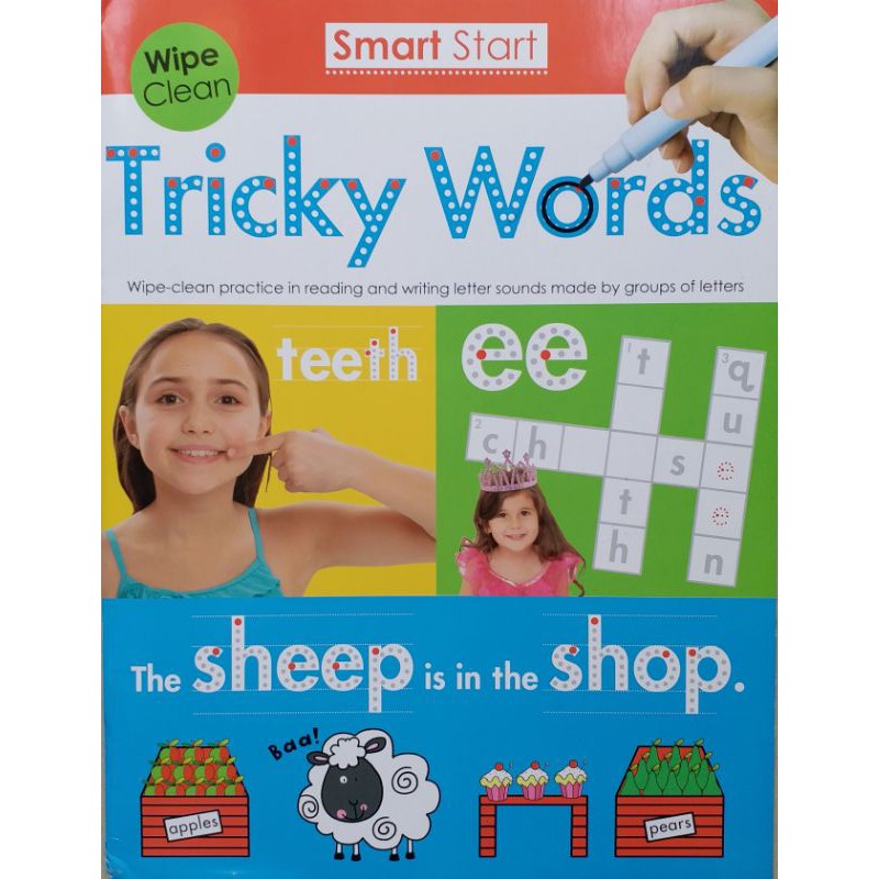 Jual Smart start tricky words wipe and clean Shopee Indonesia