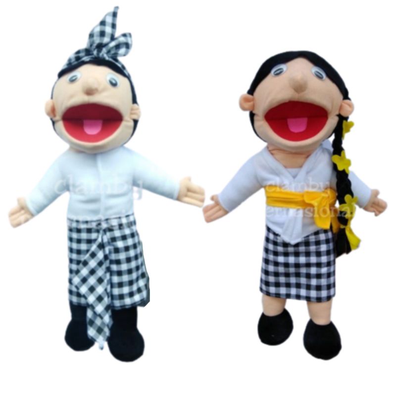 Jual Boneka Panggung Muppet Adat Bali Boneka Karakter Bali Shopee Indonesia