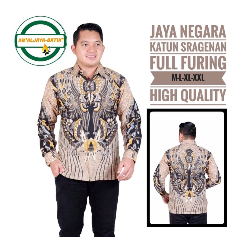 Jual JAYANEGARA Batik Pria Full Furing Katun Sanforis High Quality ...