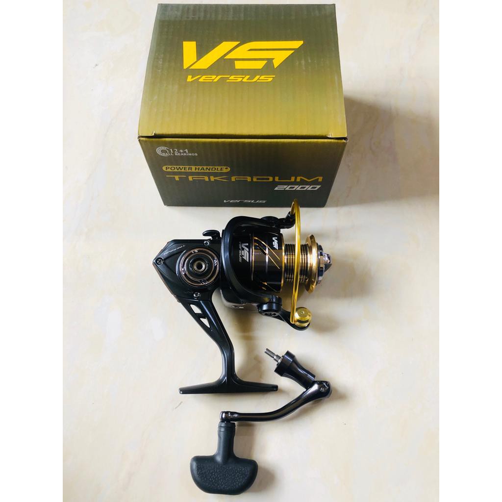Jual Reel POWER HANDLE VERSUS TAKADUM 2000 ( 12 + 1 BB ) Shopee Indonesia