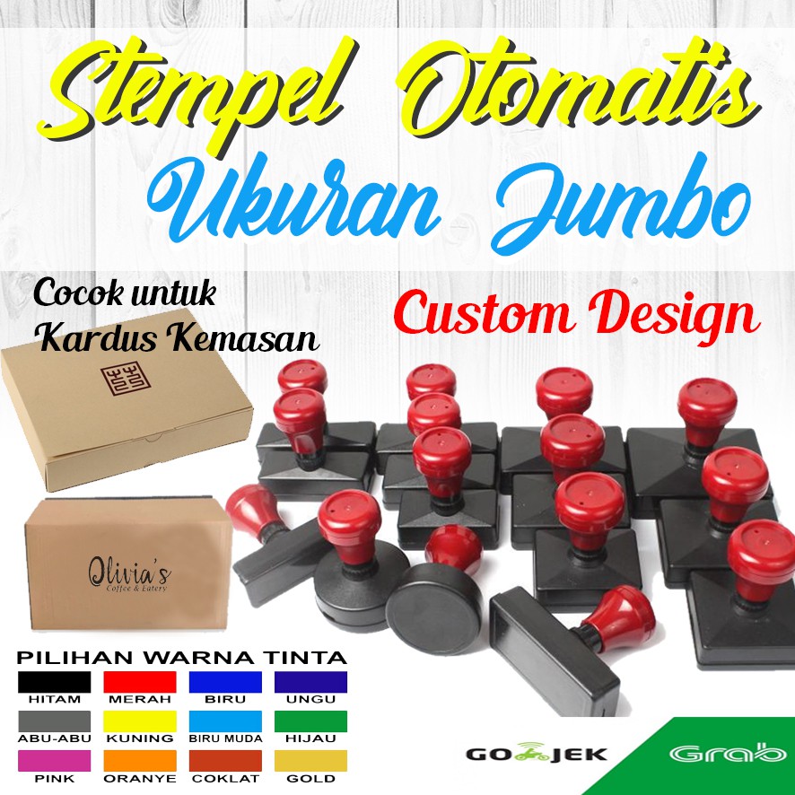 Jual Stempel Otomatis Stempel Kardus Stempel Legalisir Shopee Indonesia 