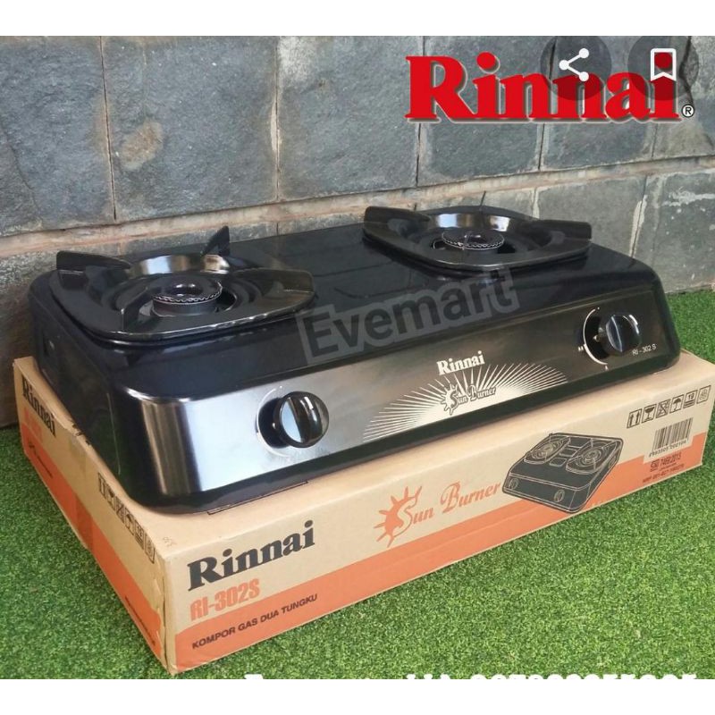 Jual kompor rinai 2 tungku | Shopee Indonesia