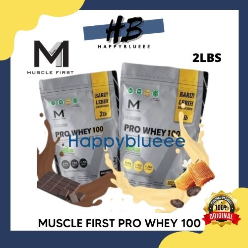 Jual Muscle First Pro Whey 100 2lbs 2 Lbs (900 Gram) | Shopee Indonesia