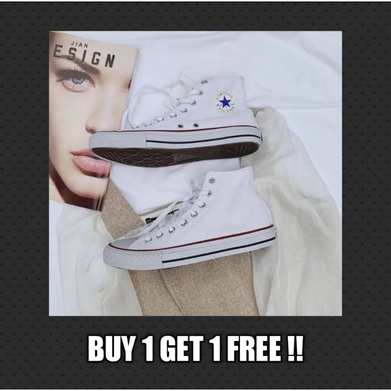 Jual FLASH SALE BUY 1 GET 1 FREE Converse High Brand New In Box BISA COD Bayar Ditempat Termurah Bosku Shopee Indonesia