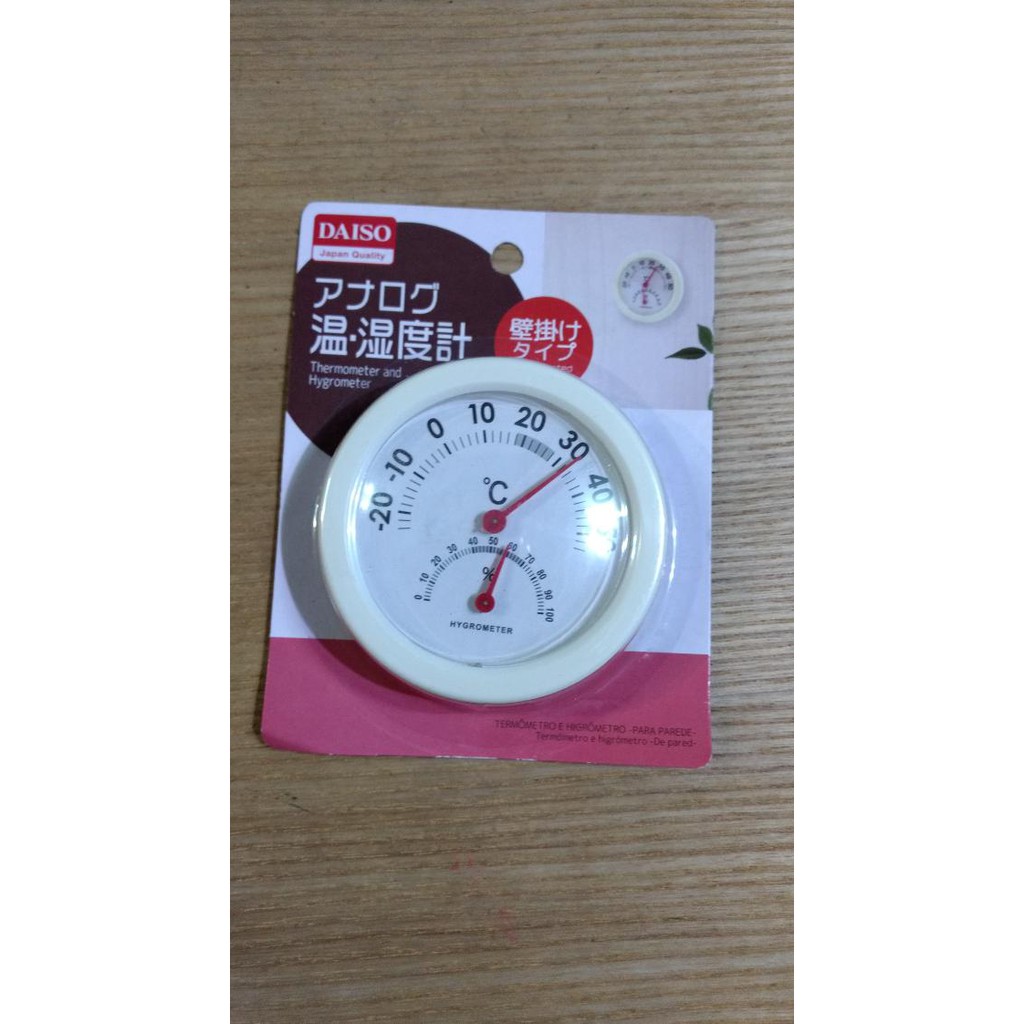 Jual Daiso Hygrometer Higrometer Kelembaban Termometer Thermometer