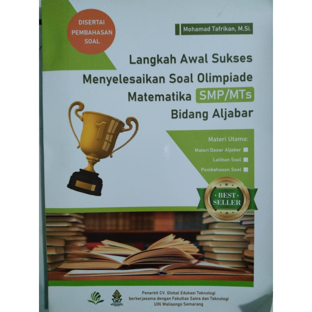 Jual Buku Panduan Olimpiade Matematika(BPOM) Tingkat MTs/SMP 2023 ...