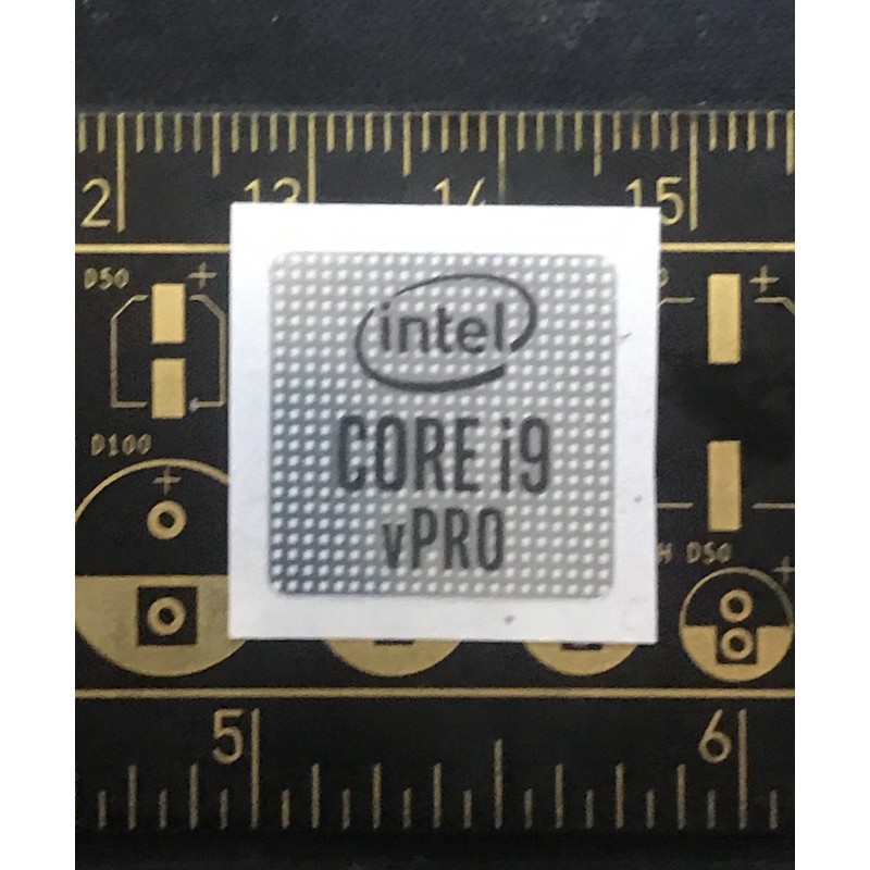 Jual Sticker stiker logo intel Core i9 vPro 10th gen 2020 ori | Shopee ...