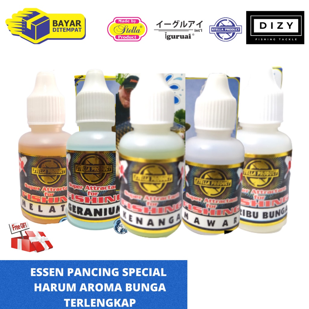 Jual Essen Pancing Aneka Aroma Bunga 30ml Stella Product Original Harum