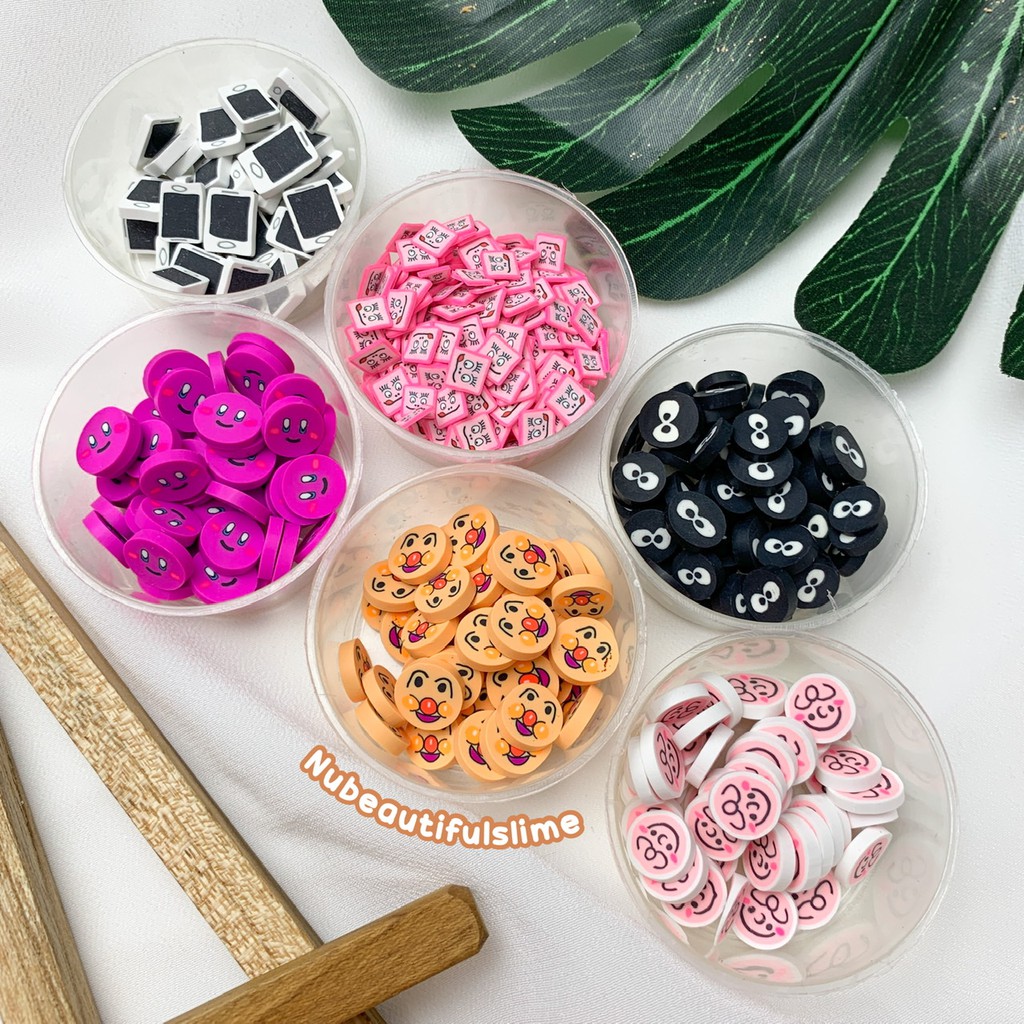 Jual FIMO SLICE CARTOON EDITION HIASAN SLIME NAIL ART RESIN | Shopee ...