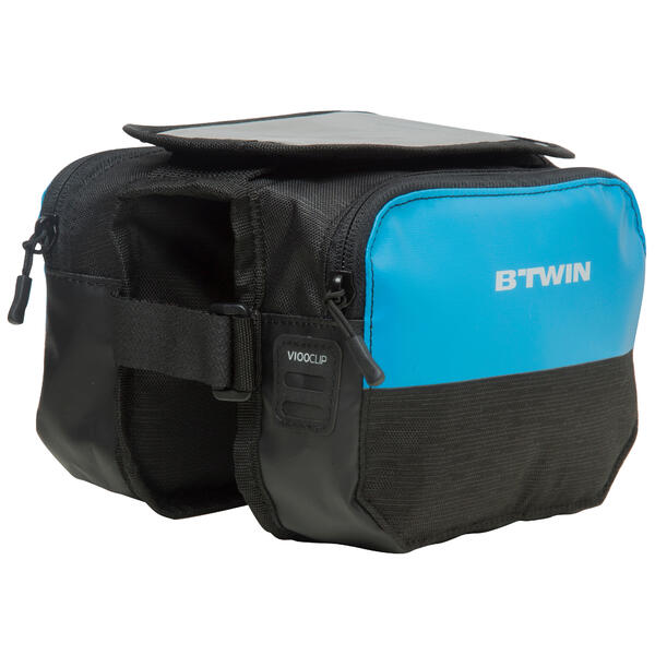 Jual Decathlon Riverside 520 Double 2L Bike Frame Bag - Blue - 8376610 ...