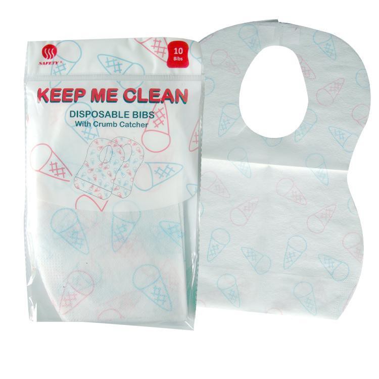 Jual Safety Keep Me Clean Disposable Bibs (10pcs) | Shopee Indonesia