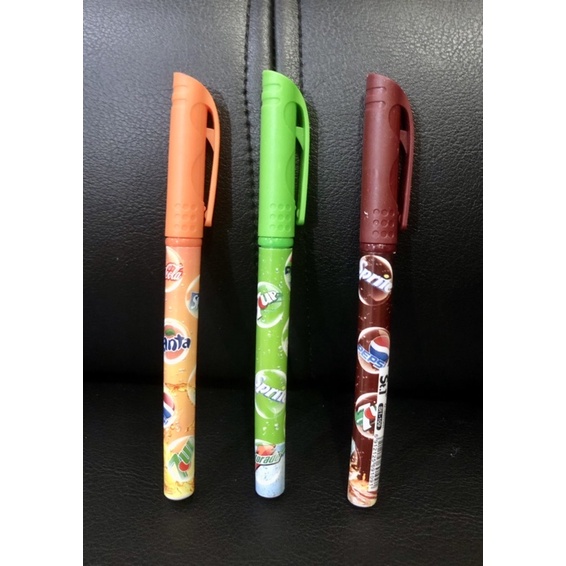 Jual Pen gel / gelpen karakter minuman soda fanta coca-cola sprite ...