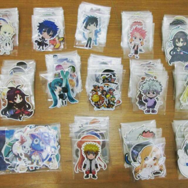 Jual Sticker Anime Murah (Gambar Bebas bisa Custom) | Shopee Indonesia