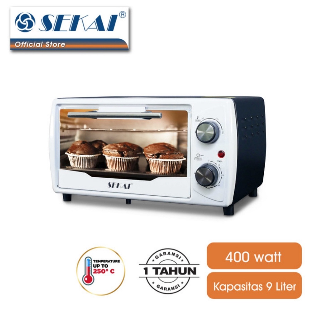 Jual Oven Listrik Sekai OV 090 9 Liter Low Watt Oven Pemanggang Sekai