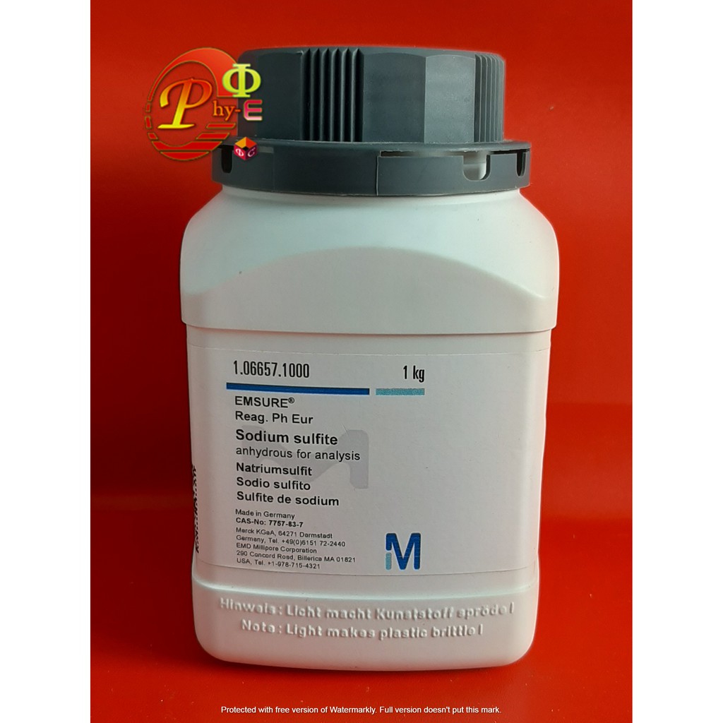 Jual Sodium Sulfite Anhydrous for Analis / Na2SO3/ Natrium Sulfit MERCK ...