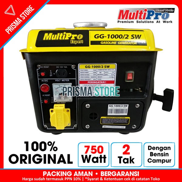 Jual Multipro Mesin Genset Listrik Bensin Watt Gg Sw