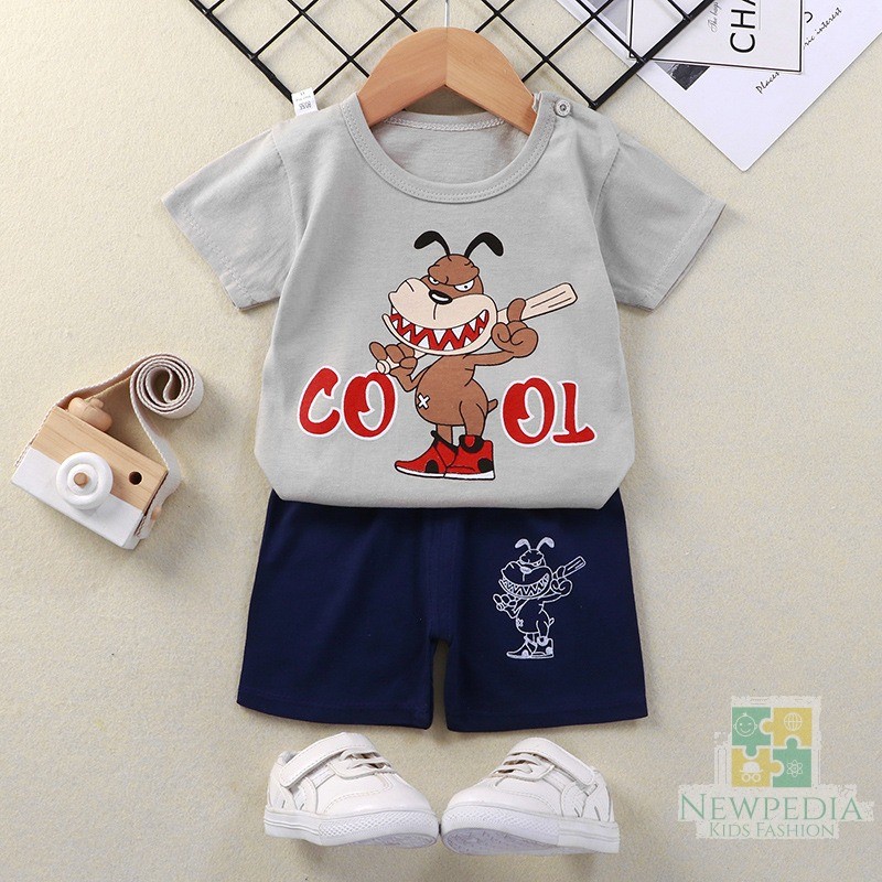 jual-baju-anak-cowo-lucu-setelan-anak-laki-laki-lengan-pendek-abu-cool